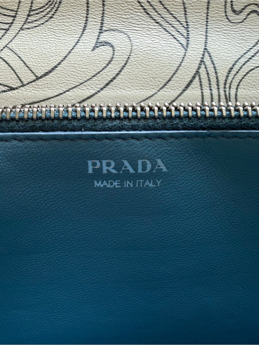 Prada & JAMES JEAN Rabbit Print Chain Crossbody Bag - Picture 9 of 15